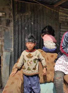 Barn i Kathmandu